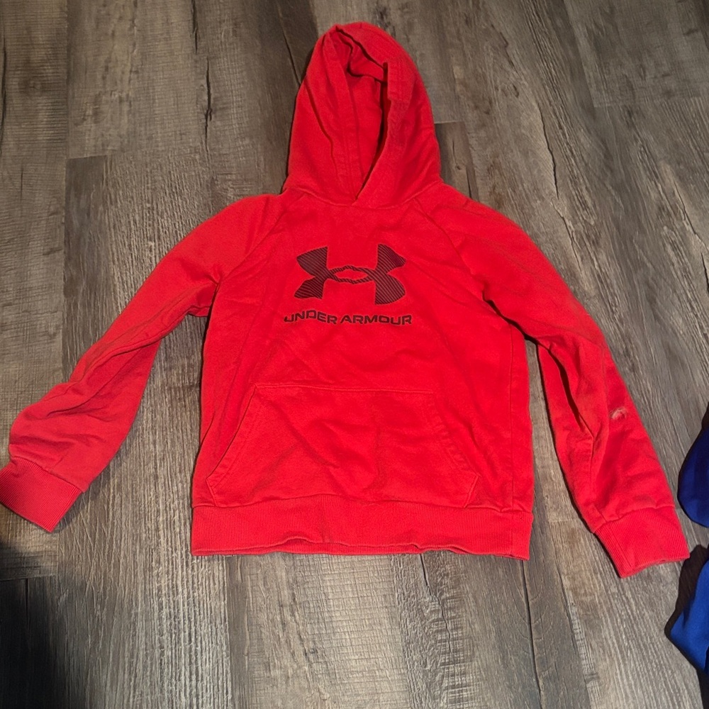 Under Armour Kids Bold Red Hoodie